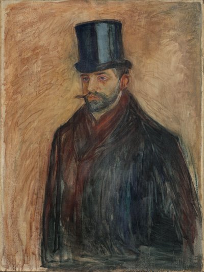 Julius Meier-Graefe, 1894 dolayları (tuval üzerine yağlıboya) by Edvard Munch