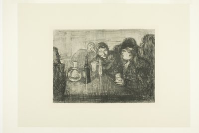 Kristiania Bohemyalılar I by Edvard Munch