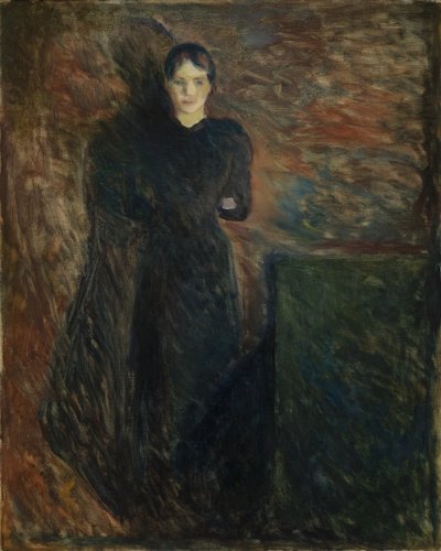 Siyahlı Bayan by Edvard Munch