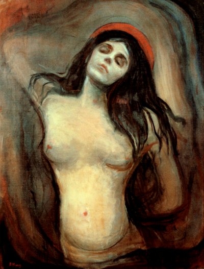 Madonna, 1894-1895 by Edvard Munch