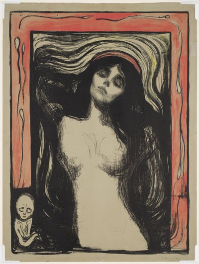 Madonna, 1895 by Edvard Munch