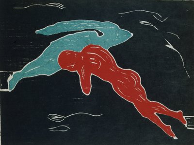 Uzayda buluşma by Edvard Munch
