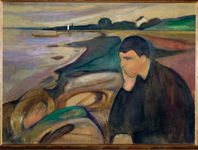 Melankoli (resim) by Edvard Munch