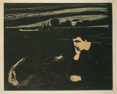 Melankoli III, 1902 by Edvard Munch