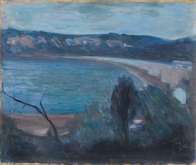 Akdeniz tarafından ay ışığı by Edvard Munch