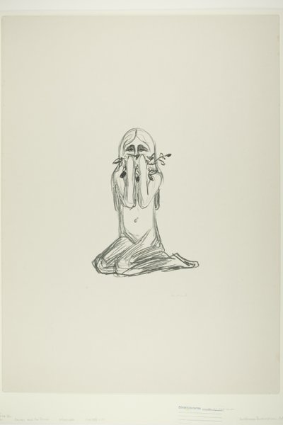 Omega ve Çiçek by Edvard Munch
