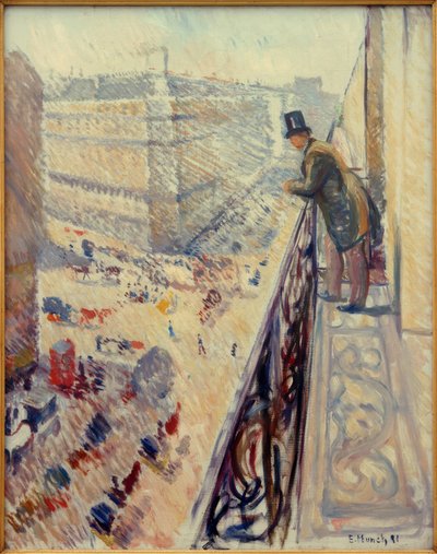 Lafayette Caddesi by Edvard Munch