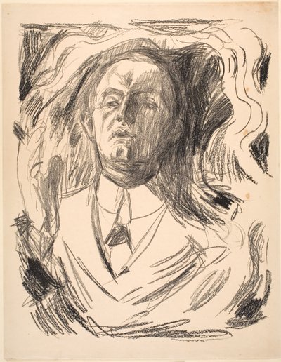 Sigara ile otoportre by Edvard Munch