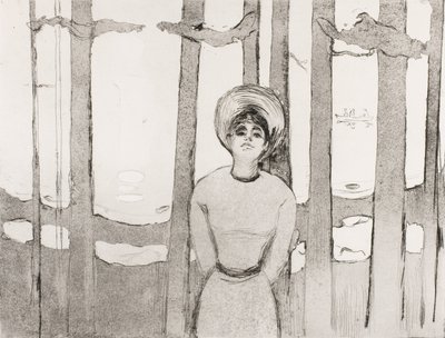 Yaz Gecesi, Ses, 1894 by Edvard Munch