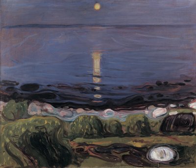 Sahilde Yaz Gecesi by Edvard Munch