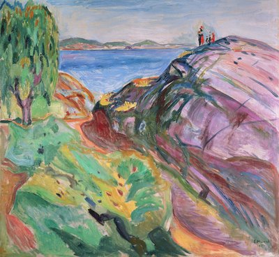 Deniz kenarında yaz, Krager by Edvard Munch