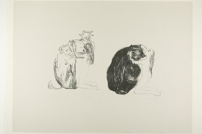 Alfa ve Omega'dan Ayı by Edvard Munch
