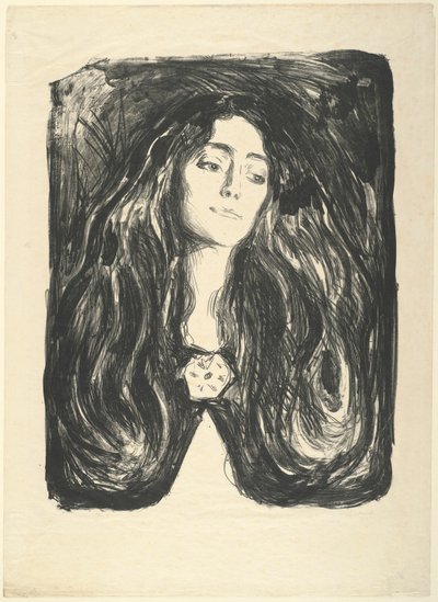 Broş. Eva Mudocci by Edvard Munch