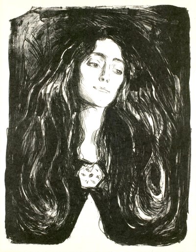 Broş. Eva Mudocci by Edvard Munch