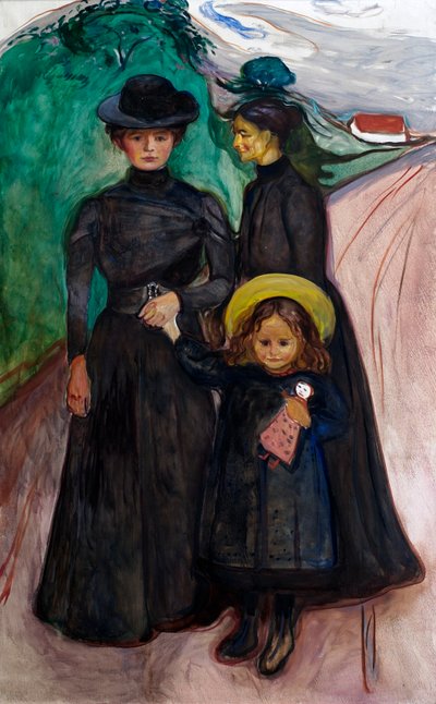 Aile (Kitap Ailesi) by Edvard Munch