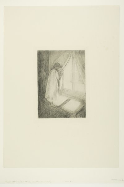Penceredeki Kız by Edvard Munch