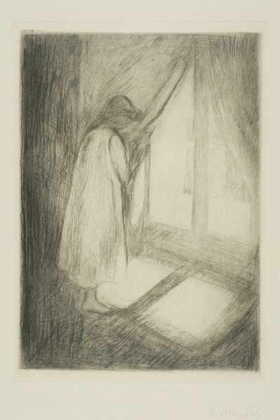 Penceredeki Kız by Edvard Munch