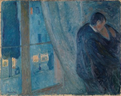 Öpücük, 1892. by Edvard Munch