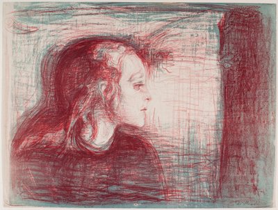 hasta çocuk ben by Edvard Munch