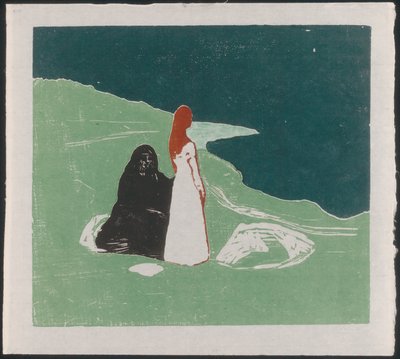 Sahilde İki Kadın by Edvard Munch