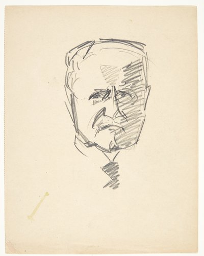 dr.med portresi için stüdyo. Carl Lorentzen (1860-1932) by Edvard Weie
