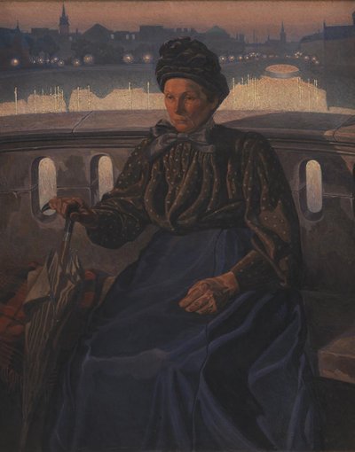 Sanatçının Annesi by Edvard Weie