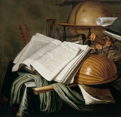 Vanity Natürmort by Edwaert Colyer or Collier