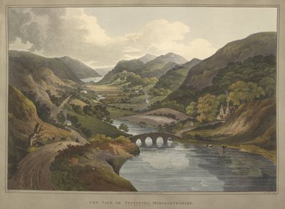 Haritalar K, En İyi 47. 70b Vale of Ffestiniog, Merionethshire by Edward (after) Goodwin
