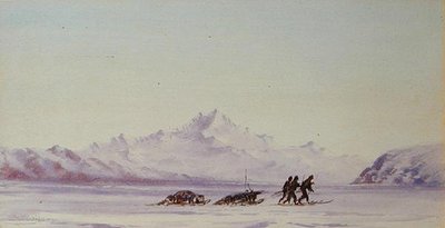 Arctic Scene (kağıt üzerine sulu boya) by Edward Adrian Wilson