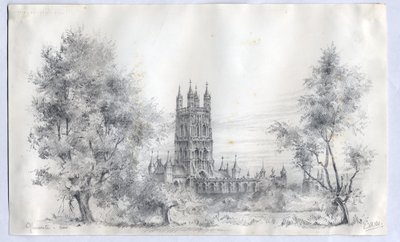 Gloucester Katedrali, 1900 by Edward Adrian Wilson