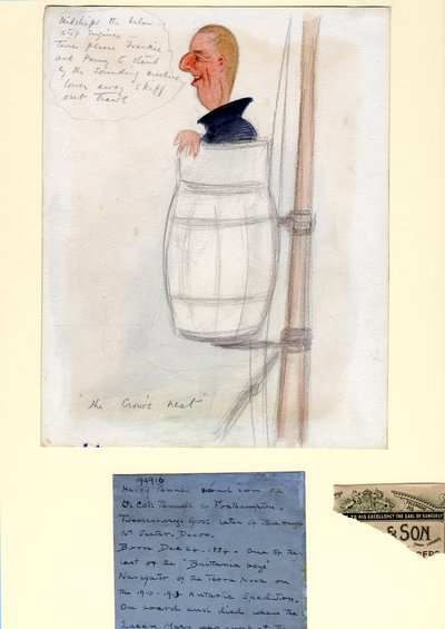 Henry Pennell, 1910-12 (kağıt üzerinde tuvalet ve kalem) by Edward Adrian Wilson