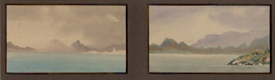Norveç Defterinden Suluboyalar, 1898-99 (kağıt üzerinde wc) by Edward Adrian Wilson