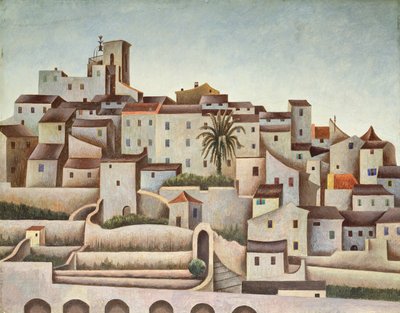 Biot, c.1925 (tuval üzerine yağlı boya) by Edward Alexander Wadsworth