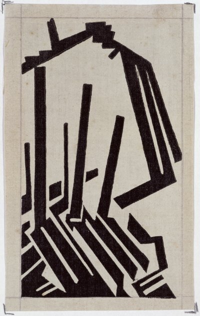 Fustian Kasabası / Hebden Köprüsü by Edward Alexander Wadsworth