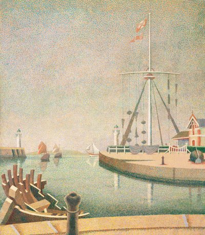 Honfleur, Limana Giriş by Edward Alexander Wadsworth