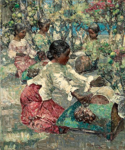 Birmanya Dantelleri by Edward Atkinson Hornel