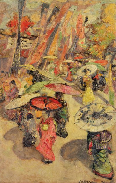 Sokak Sahnesi, Tokyo by Edward Atkinson Hornel