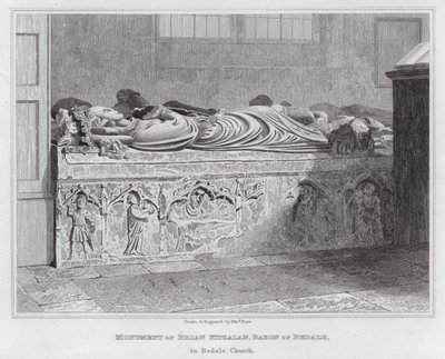 Brian Fitzalan Anıtı, Bedale Baronu, Bedale Kilisesi