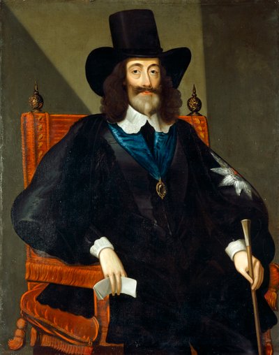 Duruşmasında I. Charles'ın portresi by Edward Bower