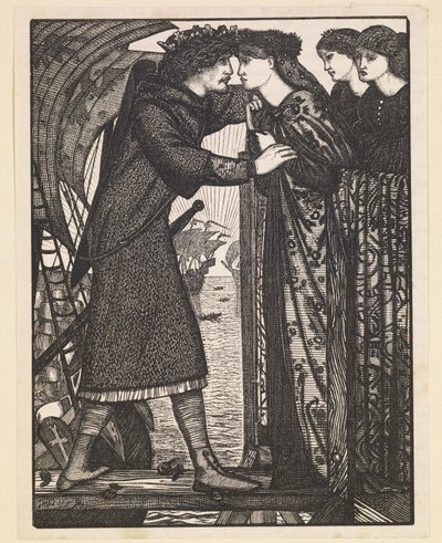 Haçlı Kral Sigurd - Bir İskandinav Destanı by Edward Burne Jones