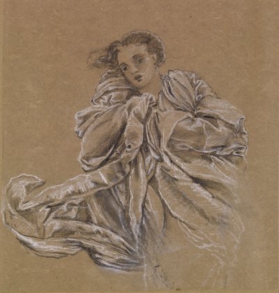 Kış - Uçan Perdelik Çalışması by Edward Burne Jones