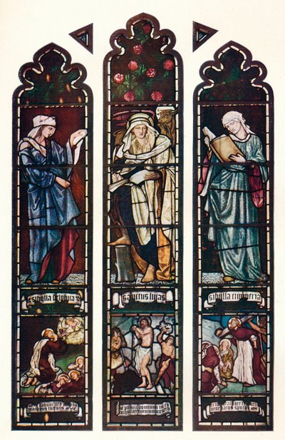 Sibyl Penceresi, İsa Koleji Şapeli, Cambridge, c1872 by Edward Burne Jones