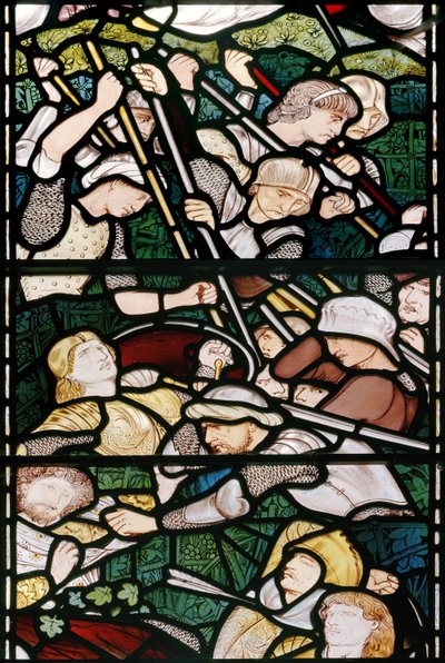 Beth Horon Savaşı, 1862-3 (vitray) by Edward Burne Jones
