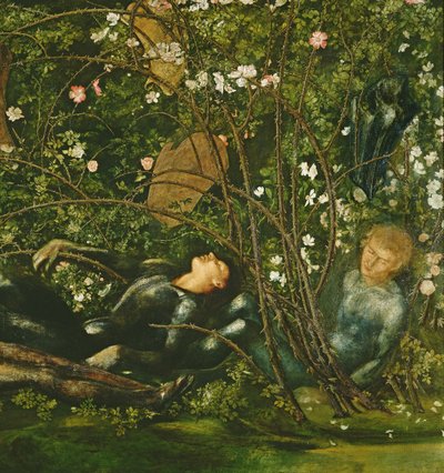 Şövalyeler ve Briar Rose, 1869 (198347 detayı) by Edward Burne Jones