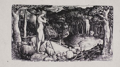 İdeal Pastoral Yaşam by Edward Calvert