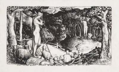 İdeal Kırsal Yaşam, 1829 by Edward Calvert