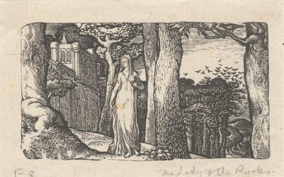 Leydi ve Kaleler by Edward Calvert