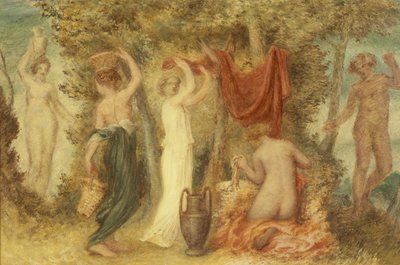 Adak Teklifleri - Klasik Sahne (değirmen tahtasında yağ) by Edward Calvert