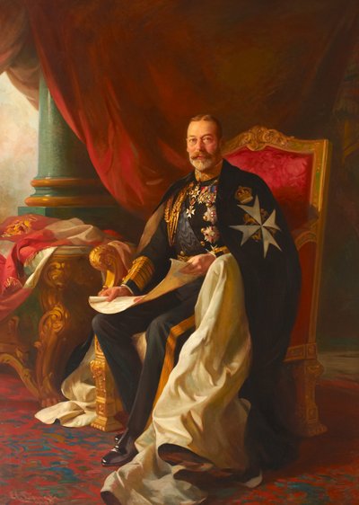 Kral George V by Edward Caruana Dingli