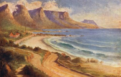 Cape Yarımadası, Güney Afrika: Camps Bay (renkli taş) by Edward Clark Churchill Mace
